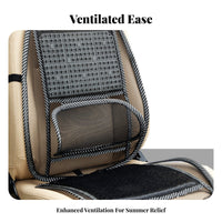 Vehicle Seat pad Breathable Ventilated Driver Seat Mat Heat Dissipation Automotive Accessory for automobiles Owners, Commuters, everyday Commute, pickup, Home