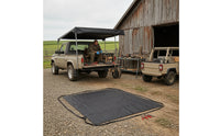 Rear Barn Door Awning Cover 600D Oxford Rear Door Awning Rapid Setup Installation for Outdoor Work