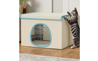 Pet House with Ice Packs Portable Cat House with Ice Packs Foldable Dog Kennel for Travel