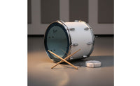 Marching Snare Drum Metal Shell Snare Drum with Carrying Strap Instrument for Processions, School Bands