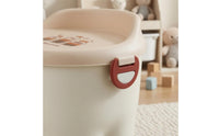 Seat-Style Storage Stool PP and Lidded Storage Stool Rounded