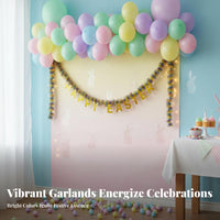 Easter Tinsel Boa Festive Colorful Tinsel Garland Multicolor Party Streamer for Event Organizers, Families, Parties, Layout, Home Decoration