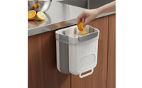 Cabinet Door Trash Container Included Garbage Basket Rectangular