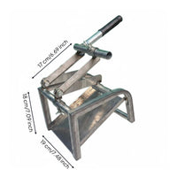 Double-Headed Garlic Cutter Adjustable Length Garlic Chopper Comfortable Grip Double-Sided Produce Chopper for Farmers