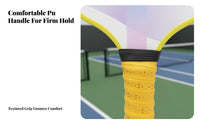 Pickleball Racket Enlarged Sweet Area Hexagonal Interior Pickleball Racket Hexagonal Interior Paddle Sweat-Absorbent Handle