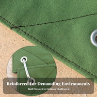 Abrasion-Resistant Climbing Rope Protection Mat Portable Canvas Rope Border Guard Double-Layer Design for Climbers, Mountaineers, Caving