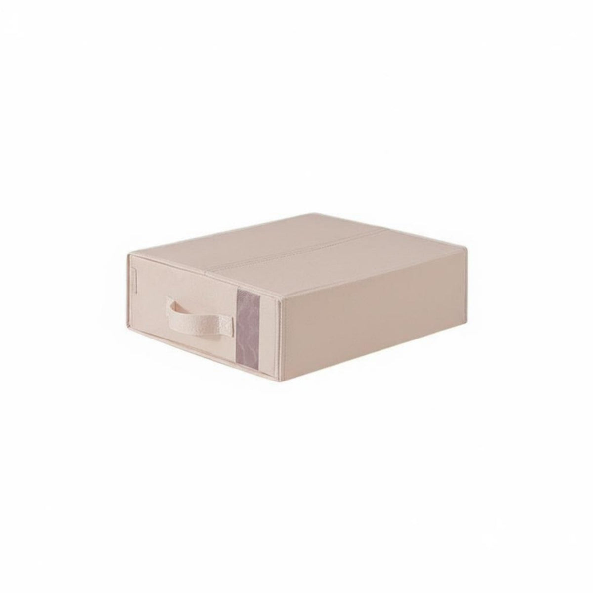 4 Pieces Foldable Bedding Box With Handle Closet Organizer Stackable for Renters