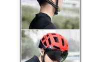 Helmet with Visor Breathable Helmet with Visor Lightweight for Commuters, Road Riding
