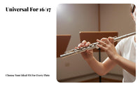 Flute Finger Rest Comfortable Silicone Flute Grip Universal Fit Instrument Accessory for Students, Practice Practices, Music Lessons
