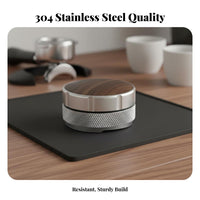 304 Stainless Steel Base Coffee Distributor and Tamper Set Ensures Consistent Extraction S Adjustable Depth Espresso Distributor Rust Proof