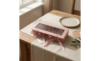 Folding Gift Box Flat Pack Window Gift Box Decorative Top