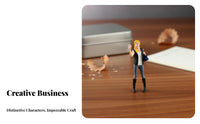 Tiny Business People Figure High Intricacy Realistic Miniature Scene Person Hand-Painted Resin Figurine Collectible Quality