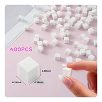 400 Pieces Easy to Use Gradient Nail Sponge Precise Application Ombre Nail Art Sponge Disposable Manicure Supply for Home