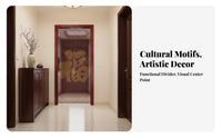 Gourd-Shaped Bead Door String Feng Shui Decor Hanging Partition for Homeowners