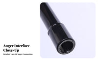 Time and Labor Saving Spiral Ground Drill Bit High Effectiveness Auger Drill Bit Blade for Gardeners, Farmers, Farm, Orchard, Flower Beds