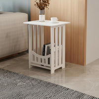 Space-Saving double-decker Square sidetable Table Multi-Functional 2-Tier sidetable Table Multifunctional Water Dispenser Stand Modern Design for Apartment Dwellers, residents, Students, Small areas, Living Room, Bedroom, Office