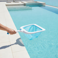 Lightweight Pool Cleaning Net with Handle Sturdy Pool Skimmer Net Handheld Leaf Skimmer Sturdy for Swimming Pools