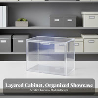 Blind Box Display Case Dustproof Acrylic Display Case High Clarity for Desk
