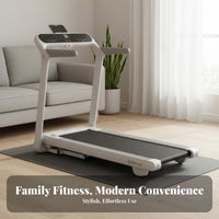 Electric Running Machine Space-Saving Compact Home Treadmill Easy Compact Running Machine for Runners, Beginners, Apartment
