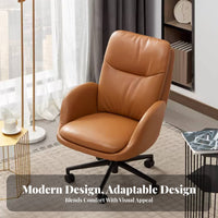 Modern design Highrear Managerial Chair 360-Degree rotate Office Furniture Thickly Padded pad Workplace Seating Ergonomic Design for Managerials, Remote Workers, Students, Workstation, Study Room