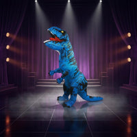 Portable Fan Powered Inflatable Dinosaur Costume Fast Inflation Dinosaur Inflatable Suit Easy to Wear Dinosaur Inflatable Costume 3D Shape for Performers, Halloween, Party, Performance