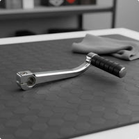 Aluminum Alloy Rear Gearshift Lever Chrome Finish Motorcycle Gear Lever Long-Lasting Shifter Pedal Easy to Install