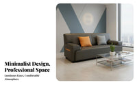 Modern Design Multi-Person Couch and Table Combo Minimalist aesthetic Reception Seating configurable Combination Office Furniture High-Resilience paddings for Business Owners, Interior Designers, Homeowners, Waiting Room, Home
