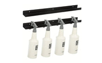 2 Pieces Spray Bottle Holder Space Saving Spray Bottle Storage Rack Car Detailing Supply Organizer Easy to Install for Workshop