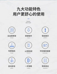 【Brother旗舰店】兄弟牌GP60X缝纫机家用全自动带锁边智能吃厚