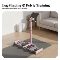 Inner Thigh Workout Machine Body Sculpting Inner Thigh Exerciser Low Impact Exercise Leg Adduction Machine for Women, Beginners, Indoor, Living Room