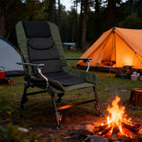 Multi-Terrain Fishing Recliner Foldable Folding Fishing Chair Portable Outdoor Gear for Campers