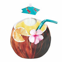 Coconut Drink Costume Funny Kid's Coconut Costume Includes Hat Tropical Beverage Outfit for Kids, Children, Halloween, Party, Performance