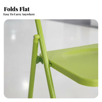 Foldable snow Folding Chair Simple Design snow foldable Chair Space-Saving occasion seating Lightweight for Party Hosts, Facility Managers, Banquets, Conferences, Weddings, Parties