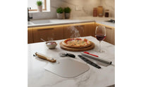 Aluminum Pizza Cutter Set 12 Inch Pizza Peel Set Reusable Cooking Tools Heat Resistant for Home Baking, Oven, Restaurant