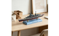 1:1000 Scale Ship Model Ready to Display Historic Cruiser Model Painted Warship Miniature for Collectors