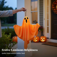 illuminateing specter with Witch Hat Spooky Atmosphere Lighted specter with Hat for Garden