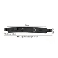 Training Belt with D-Rings Adjustable Resistance Belt with Rings Quick-Release Thickened for Athletes, Gym