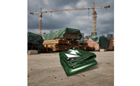 Waterproof Tarpaulin Weatherproof Heavy Duty Poly Tarp Tear-Resistant and Tear Proof Heavy Duty Tarp Rustproof Grommets for Truckers, Farmers, Campers, Outdoor, Construction Site, Roofing, Camping
