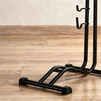 Vertical Upright Bike Stand Floor-Standing Cycle Parking Rack Space-Saving Cycle Maintenance Stand Detachable for Apartment
