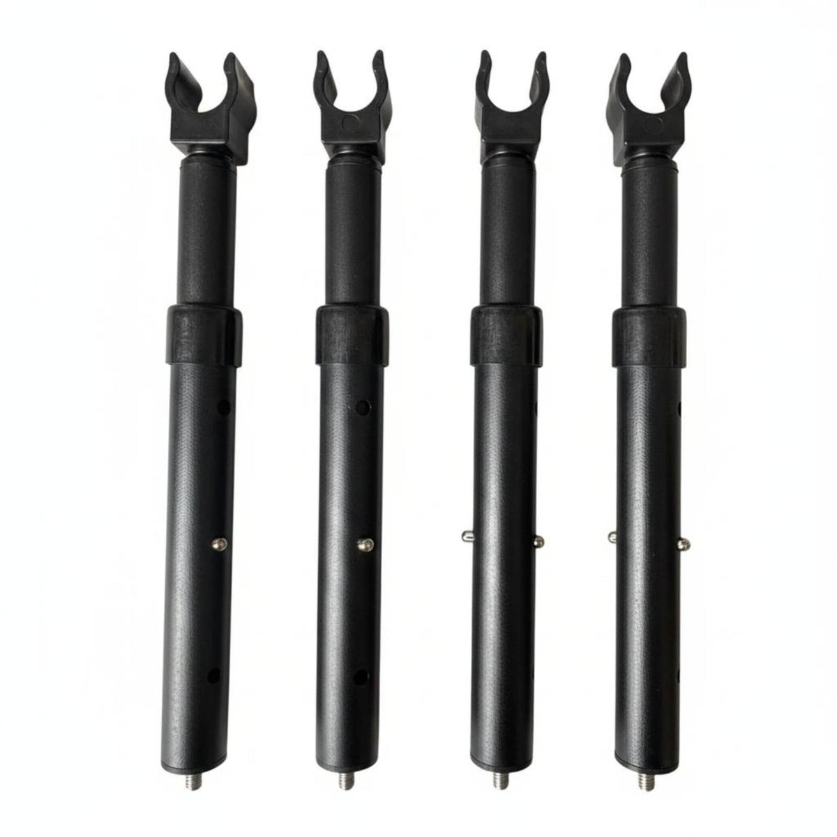 4 Pieces Adjustable Elevating Pole Sturdy Duty Telescopic Holder Rod Space
