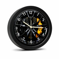 Tire Clock Versatile-Use Tire Wall Clock Mechanical Style Timepiece for Study, Bedroom, Kitchen