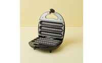 Non-Stick Plates Hot Dog Grill Hinged Sausage Grill Electric Hot Dog Cooker Carry Handle