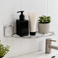 Under-Sink Basin Storage Rack for Bathroom