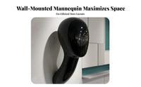 Fiberglass Mannequin Head Wall-Mounted Mannequin Head Molded