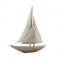 Sailboat Ornament Minimalist Sailboat Sculpture Modern Tabletop Decor for Homeowners, Decorators, Entryway