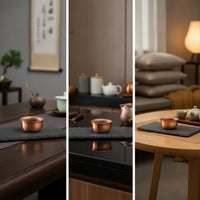 Copper Tea Cup Metalline Gongfu Tea Cup Long-Lasting for Collectors