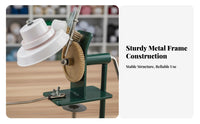 Adjustable Clamp Hand Crank Yarn Winder Labor-Saving Manual Yarn Ball Winder Center-Pull Cakes Knitting Accessory Easy to Use for Knitters, Crocheters, Crafters