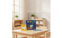 Shape Puzzle with Cards Educational Pattern Block Puzzle Pattern Matching Game Hands-on Tabletop Game Color Recognition