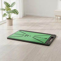 Velvet Golf Hitting Mat with Ball Tray Compact Golf Hitting Mat with Rubber Base Portable Non-Slip for Golfers, Beginners, Home, Backyard
