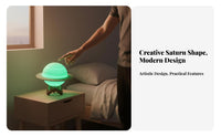 Planetary Night Light Lamp USB Energy-Efficient Planetary Night Light Night Light with Stand Tap Control 3D Printed Celestial Body Light